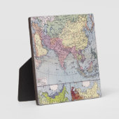 政治地図 |アジア フォトプラーク (正面)