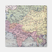 政治地図 |アジア マグネット (正面)