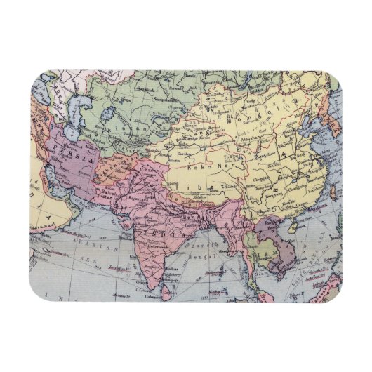 政治地図 |アジア マグネット (横)