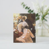 政治婦人： James Tissot,ヴィンテージビクトリアン ポストカード (スタンド正面)