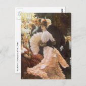 政治婦人： James Tissot,ヴィンテージビクトリアン ポストカード (正面/裏面)