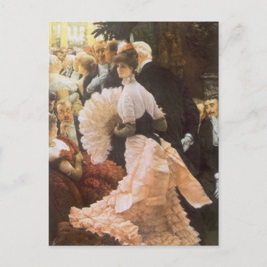 政治婦人： James Tissot,ヴィンテージビクトリアン ポストカード (正面)