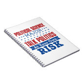 政治学が政治専攻のを自ら危険と語る ノートブック (右側)