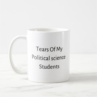 政治学の学生たちの涙 コーヒーマグカップ