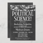 政治学卒業党招待状 招待状 (正面/裏面)