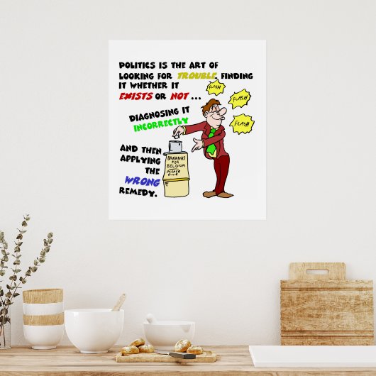 政治学(1) ポスター (キッチン)