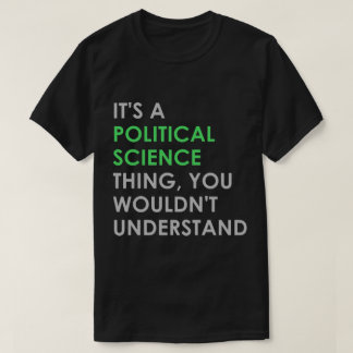 政治学 Tシャツ