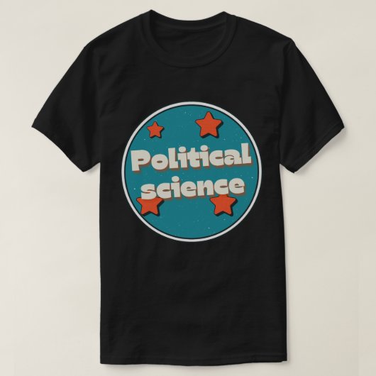 政治学 Tシャツ (デザイン正面)
