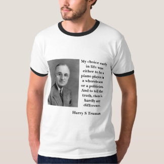 政治家およびWhorehousesのHarry Truman Tシャツ