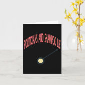 政治家とシャンプーの嘘 カード (黄色い花)