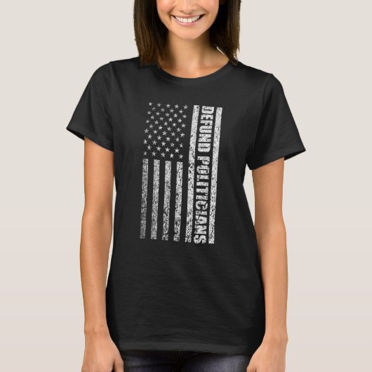 政治家のアンチ政府リバタリアンPo Tシャツ (正面)