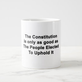 政治家のジャンボマグカップと同じくらい良い憲法 ジャンボコーヒーマグカップ