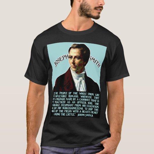 政治家のジョセフスミス Tシャツ (正面)
