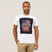 政治家の資金を削減 Tシャツ (正面フル)