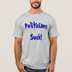 政治家は吸います! Tシャツ