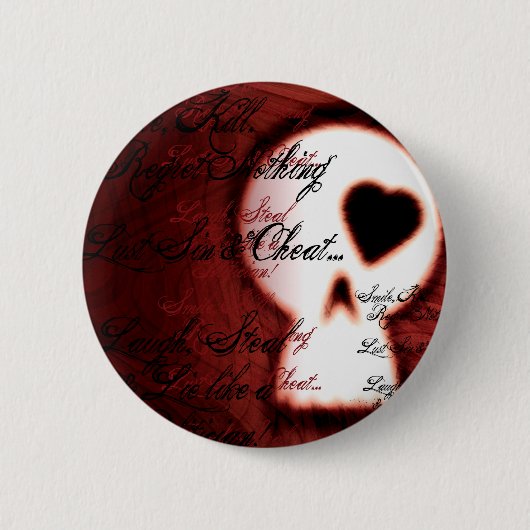 政治家ボタンのようなうそ 缶バッジ (正面)