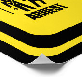 政治家警告のポスター ポスター (角)