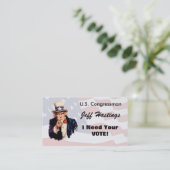 政治家 名刺 (スタンド正面)