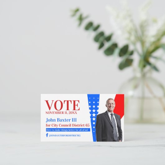 政治局名刺 名刺 (スタンド正面)