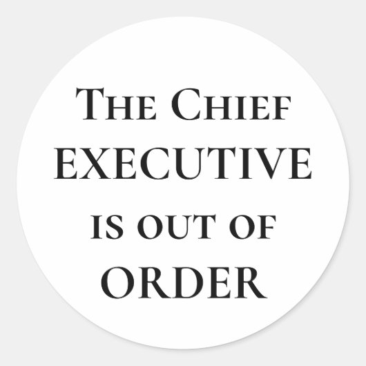 政治意見ステッカー ラウンドシール (正面)