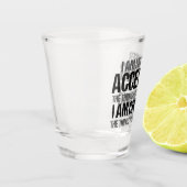 政治感動的活動家変更引用文 ショットグラス (左)