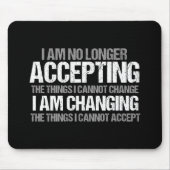 政治感動的活動家変更引用文 マウスパッド (正面)