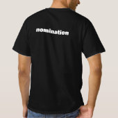 政治指導者の冗談Tシャツ Tシャツ (裏面)