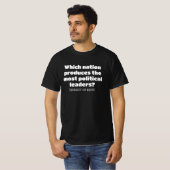 政治指導者の冗談Tシャツ Tシャツ (正面フル)