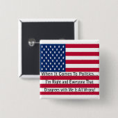 政治来の時代 缶バッジ (正面&裏面)