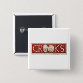 政治漫画ボタン 缶バッジ (正面&裏面)