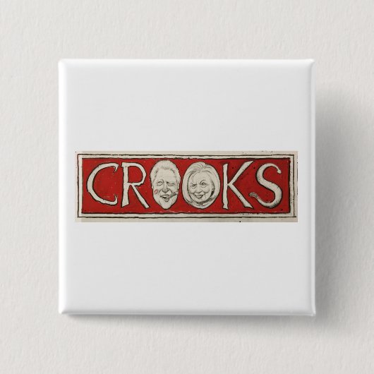 政治漫画ボタン 缶バッジ (正面)