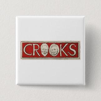 政治漫画ボタン 缶バッジ