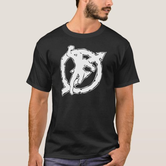 政治無政府主義者のTシャツのアンチ資本家のパンク Tシャツ (正面)