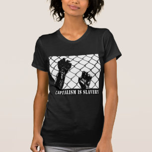 政治無政府主義者のTシャツのアンチ資本家のパンク Tシャツ