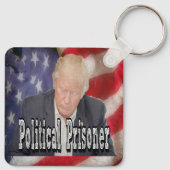 政治犯をトランプする キーホルダー (裏面)