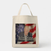 政治犯をトランプする トートバッグ (裏面)