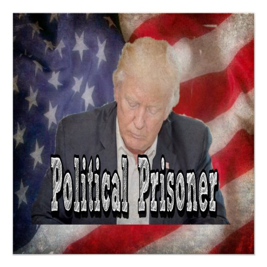政治犯をトランプする ポスター (正面)