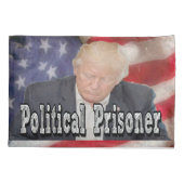政治犯をトランプする 枕カバー (裏面-左)