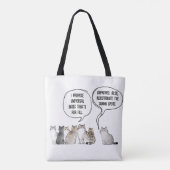 政治猫 トートバッグ (裏面)