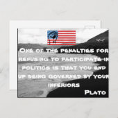 政治的なポストカード ポストカード (正面/裏面)