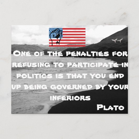 政治的なポストカード ポストカード (正面)