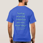 政治的な王はいらない Tシャツ (裏面)
