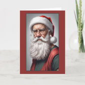 政治的におもしろい間違ったサンタメリークリスマス カード (正面)