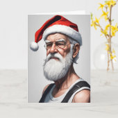 政治的におもしろい間違った聖降誕祭 カード (黄色い花)