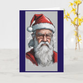 政治的におもしろい間違った聖降誕祭 カード (黄色い花)