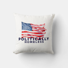 政治的にホームレスの米国国旗のアメリカ統一された州 クッション
