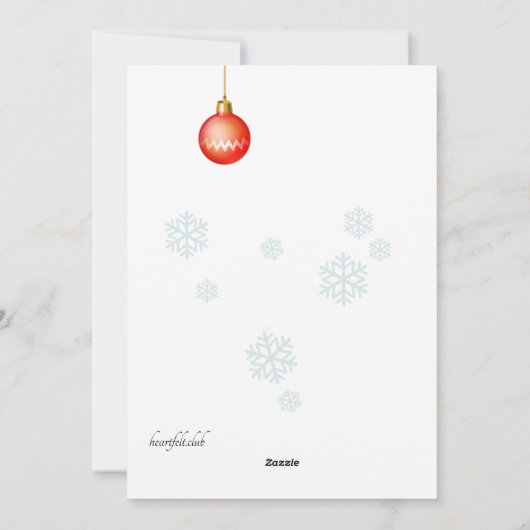 政治的に正しいクリスマスグリーティングカード シーズンカード (裏面)