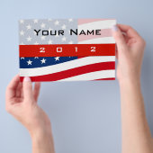 政治的キャンペーンフライヤー印刷、メド。サイズ チラシ (ハンドル)