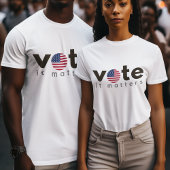 政治的ギフト2024選挙投票それが重要フラグ Tシャツ