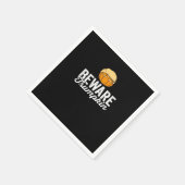 政治的ハロウィンおもしろいのトランプキンに注意 スタンダードカクテルナプキン (角)